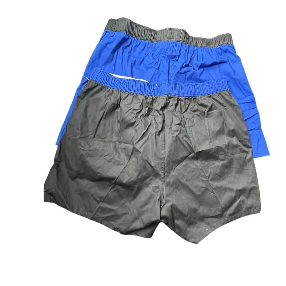 Polo Ralph Lauren Classic Underware Boxers 2 Pair Blue & Black Sz Med - NEW